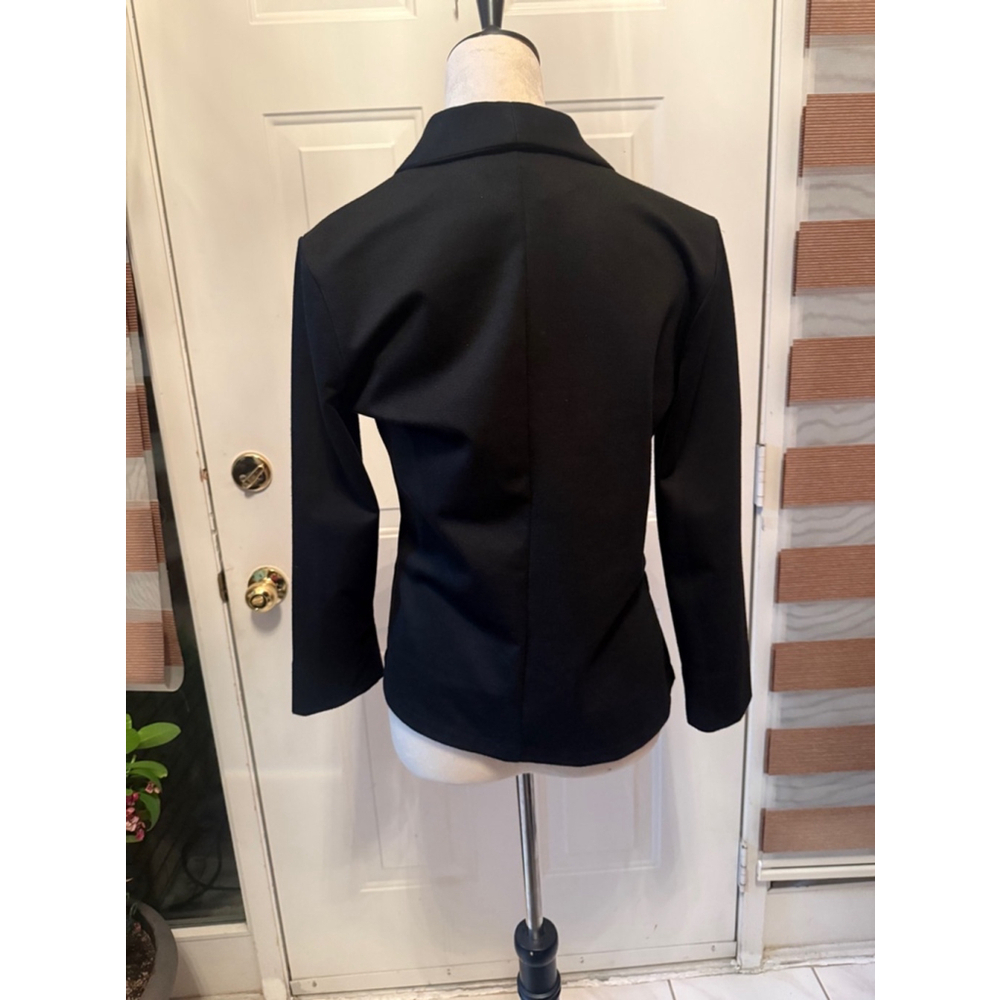 Women's Say What? Blazer, L, Black - Picture 2 of 5